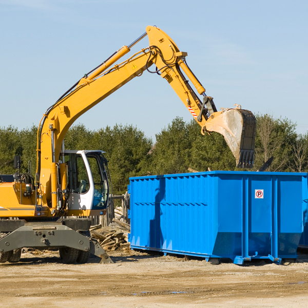 how many times can i have a residential dumpster rental emptied in Conquest NY